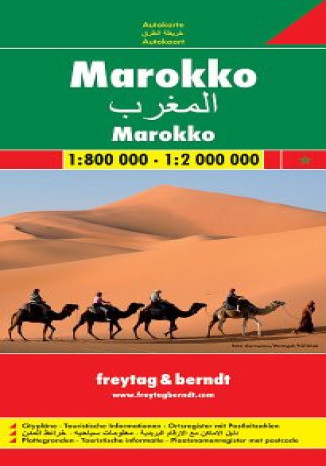 Maroko. Mapa Freytag & Berndt 1:800 000 / 1:2 000 000 