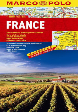 Francja mapa 1:800 000 Marco Polo