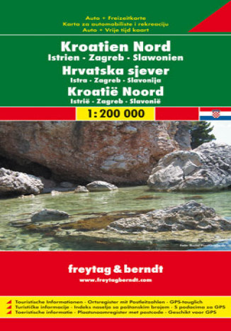 Chorwacja Istria cz. północna. Mapa samochodowa