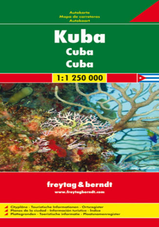 Kuba. Mapa samochodowa