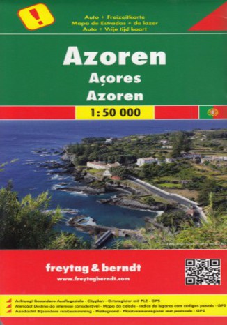 Azory. Mapa Freytag & Berndt / 1:50 000 