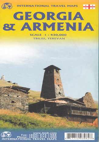 Georgia and Armenia, 1:430 000