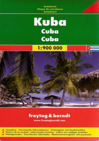 Kuba. Mapa samochodowa