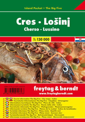 Cres Lošinj. Mapa samochodowa