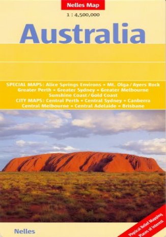 Australia. Mapa