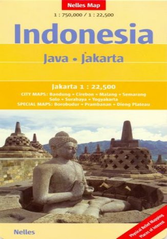 Indonezja. Java, Dżakarta. Mapa