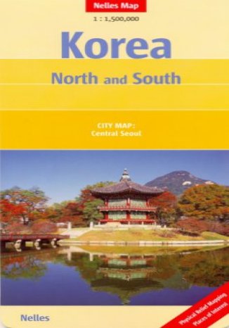 Korea Północna i Południowa. Mapa