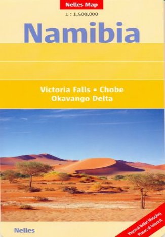Namibia. Mapa