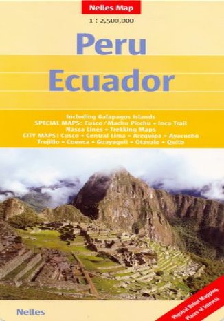 Peru. Ekwador. Mapa