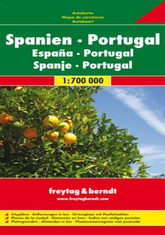 Hiszpania Portugalia. Mapa 1:700 000