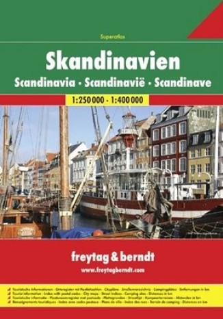 Skandynawia. Atlas Freytag & Berndt 1:250 000-1:400 000 