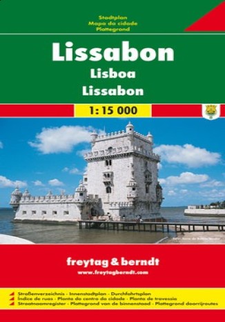 Lizbona. Mapa Freytag & Berndt 1:15 000